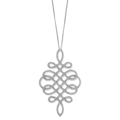 Brighton Women's Illumina Ribbon Statement Necklace In Silver
