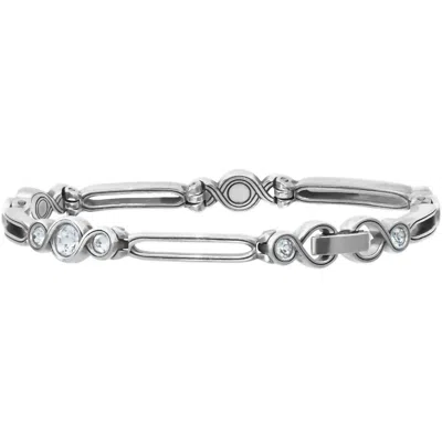 Brighton Women's Infinity Sparkle Bracelet In Silver