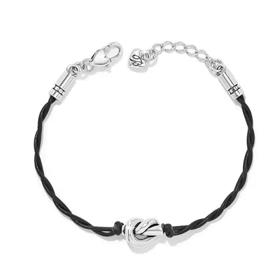 Brighton Women's Interlok Bracelet In Black / Silver In Multi