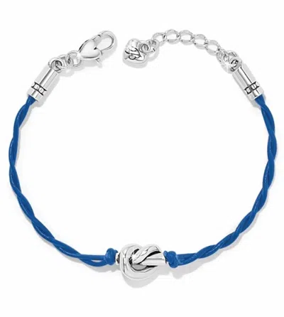 Brighton Women's Interlok Bracelet In Blue / Silver In Multi