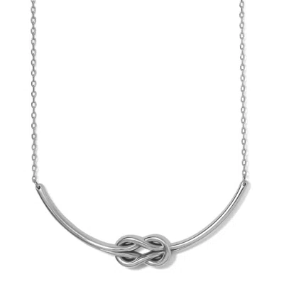 Brighton Women's Interlok Harmony Collar Necklace In Silver