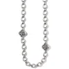 Brighton Women's Interlok Knot Link Necklace In Silver