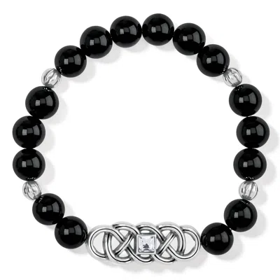 Brighton Women's Interlok Lustre Bracelet In Black