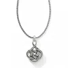 Brighton Women's Interlok Petite Necklace In Silver In Silver
