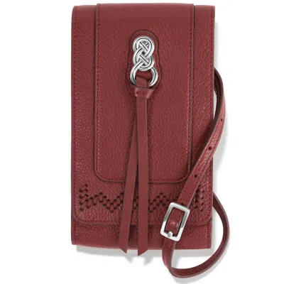 Brighton Women's Interlok Phone Organizer Crossbody Bag In Chili Pepper In Multi