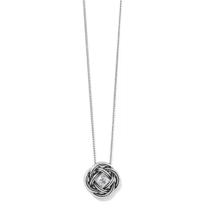 Brighton Women's Interlok Shine Necklace In Silver