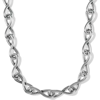 Brighton Women's Interlok Twist Necklace In Silver