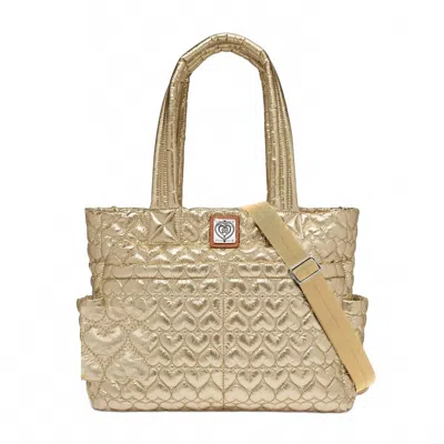 Brighton Women's Kameron Metallic Utility Tote In Gold