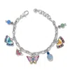Brighton Women's Kyoto In Bloom Butterfly Charm Bracelet In Silver In Metallic