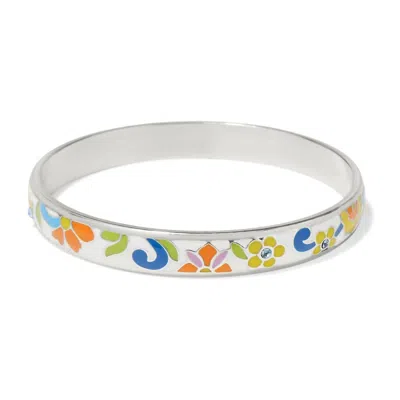 Brighton Women's La Farfalla Round Bangle In Silver-multi