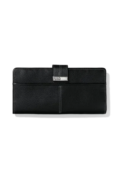 Brighton Women's Large Pocket Wallet In Black