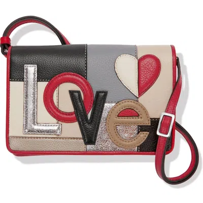 Brighton Women's Love Patch Organizer In Multi In Gray