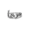 Brighton Women's Love Script Sparkle Ring In Silver In Silver