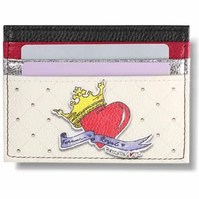 Brighton Women's Majesty Card Case In Ecru In White