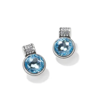 Brighton Women's Meridian Aurora Petite Post Earrings In Aqua In Brown