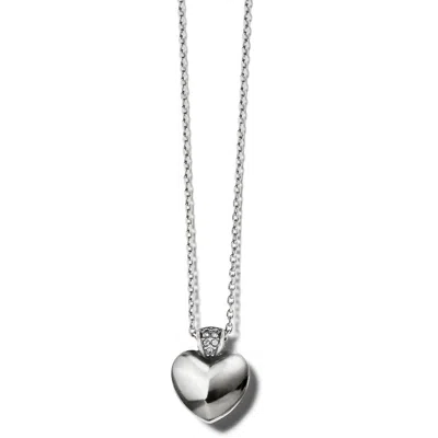 Brighton Women's Meridian Mini Heart Necklace In Silver