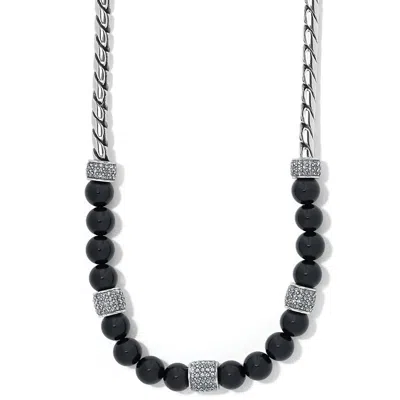 Brighton Women's Meridian Necklace In Black-silver