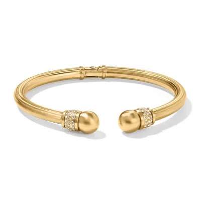 Brighton Women's Meridian Open Hinged Bangle In Gold