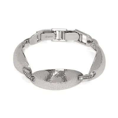 Brighton Women's Meridian Orbit Link Bracelet In Silver In Pink