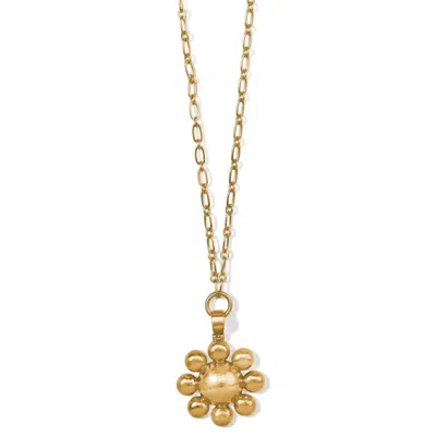 Brighton Women's Montagne Long Necklace In Brushed Gold In Multi