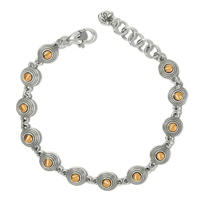 Brighton Women's Monte Link Petite Bracelet In Silver-gold In Multi