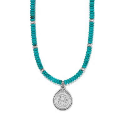 Brighton Women's Mosaic Horizon Necklace In Turquoise In Blue