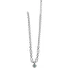 Brighton Women's Mosaic Link Necklace In Silver-turquoise In Multi