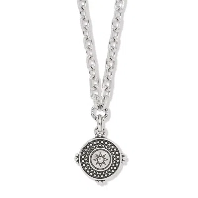 Brighton Women's Mosaic Mojave Pendant Necklace In Silver In Gray