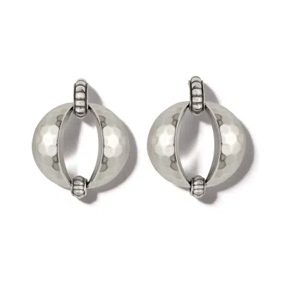 Brighton Women's Mystic Moon Post Drop Earrings In Silver
