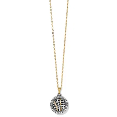 Brighton Women's Neptune's Rings Woven Petite Necklace In Silver-gold