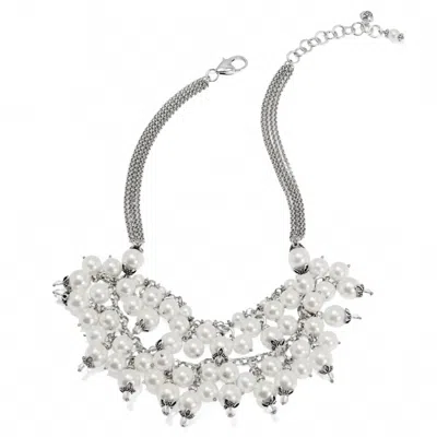 Brighton Women's Pearl-icious Necklace In Silver