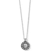 Brighton Women's Pebble Dot Petite Clear Necklace In Silver