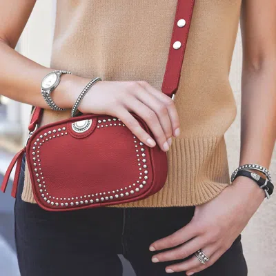 Brighton Women's Perry Mini Camera Crossbody Bag In Lipstick Red