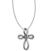 Brighton Women's Petite Cross Necklace In Silver In Silver