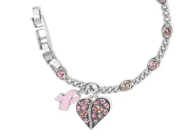Brighton Women's Power Of Pink Bracelet In Silver In Multi