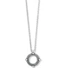 Brighton Women's Pretty Tough Open Ring Necklace In Silver In Silver