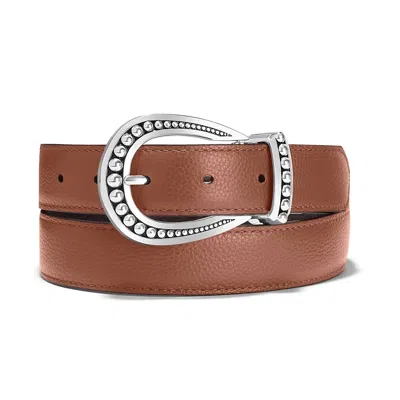 Brighton Women's Really Tough Reversible Belt In Bourbon In Brown