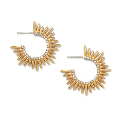 Brighton Women's Solara Hoop Earrings In Gold