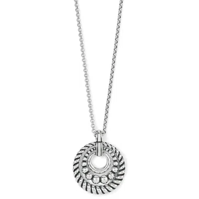 Brighton Women's Sonora Multi Ring Necklace In Silver