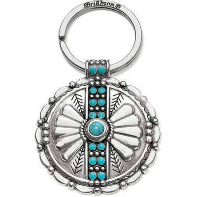 Brighton Women's Southwest Dream Trail Key Fob In Silver-turquoise In Multi