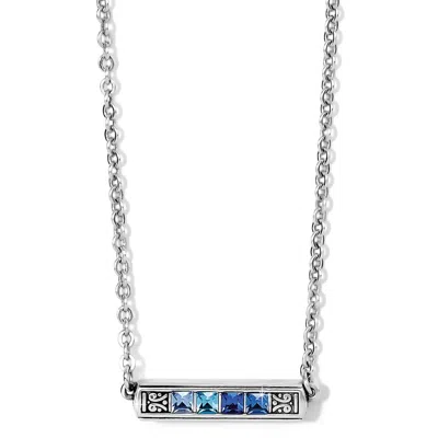 Brighton Women's Spectrum Light Bar Necklace In Blue