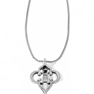Brighton Women's Toledo Badge Clip Necklace In Silver