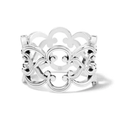 Brighton Women's Toledo Wide Hinged Bangle In Silver