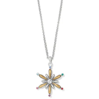 Brighton Women's Twilight Shine Hues Necklace In Silver In Metallic
