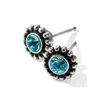 Brighton Women's Twinkle Mini Post Zircon Earrings In Blue In Neutral