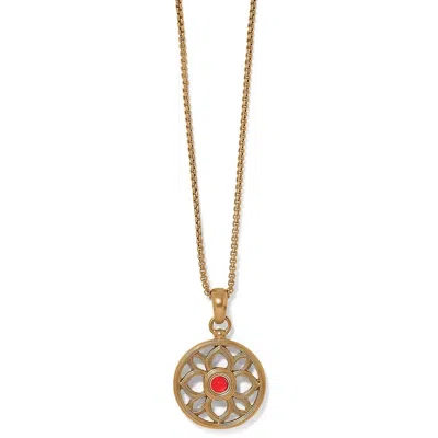 Brighton Women's Venetian Gems Necklace In Gold-red