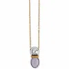 Brighton Women's Venus Necklace In Gold-lilac In Multi
