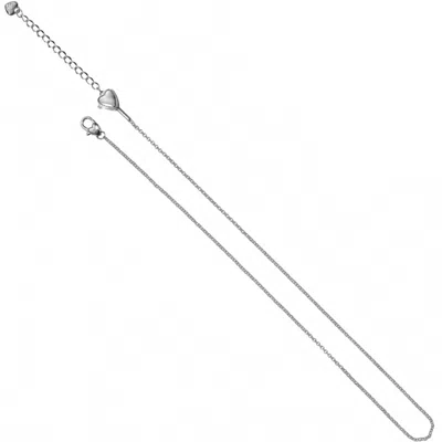 Brighton Women's Vivi Delicate Short Charm Holder Necklace In Silver