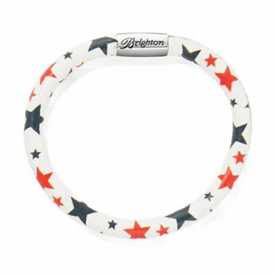 Brighton Women's Woodstock Bracelet In Red Blue Star In Multi