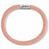 Brighton Woodstock Leather Bangle Bracelet In Sand Pink In Pink
